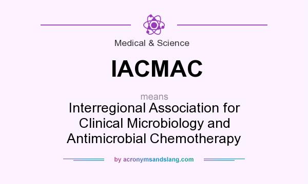 What does IACMAC mean? It stands for Interregional Association for Clinical Microbiology and Antimicrobial Chemotherapy