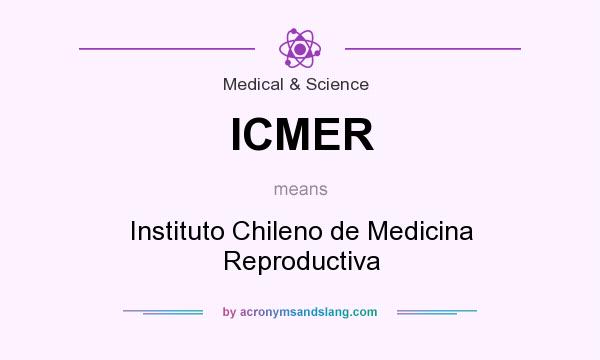 What does ICMER mean? It stands for Instituto Chileno de Medicina Reproductiva
