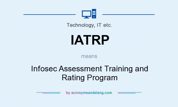 What does IATRP mean? It stands for Infosec Assessment Training and Rating Program