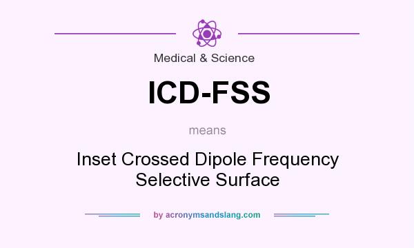 What does ICD-FSS mean? It stands for Inset Crossed Dipole Frequency Selective Surface