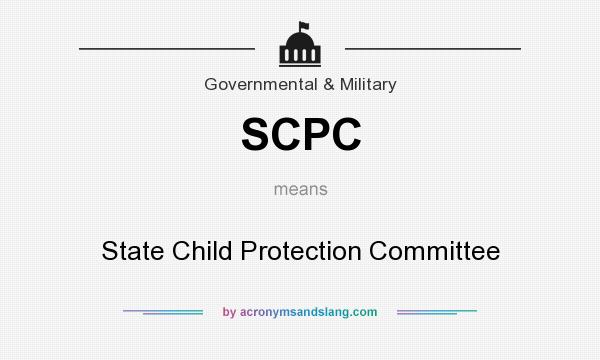 What does SCPC mean? It stands for State Child Protection Committee