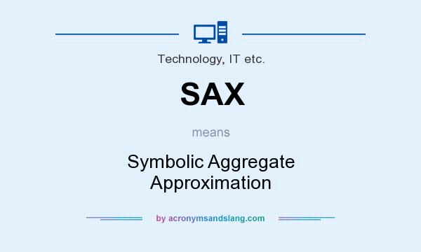 What does SAX mean? It stands for Symbolic Aggregate Approximation