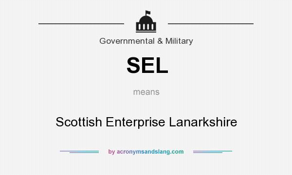 What does SEL mean? It stands for Scottish Enterprise Lanarkshire