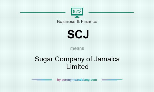What does SCJ mean? It stands for Sugar Company of Jamaica Limited