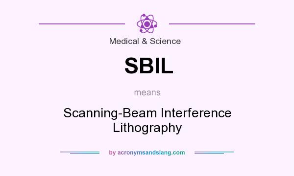 What does SBIL mean? It stands for Scanning-Beam Interference Lithography