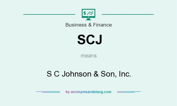 What does SCJ mean? It stands for S C Johnson & Son, Inc.