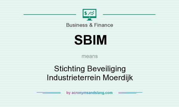 What does SBIM mean? It stands for Stichting Beveiliging Industrieterrein Moerdijk