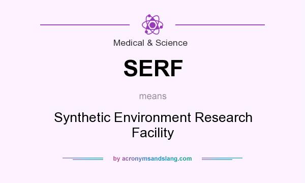 What does SERF mean? It stands for Synthetic Environment Research Facility