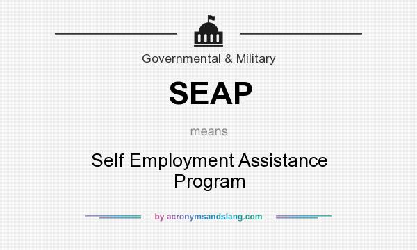 What does SEAP mean? It stands for Self Employment Assistance Program