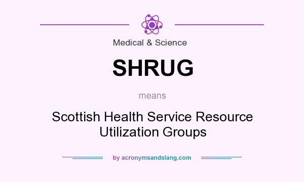 What does SHRUG mean? It stands for Scottish Health Service Resource Utilization Groups