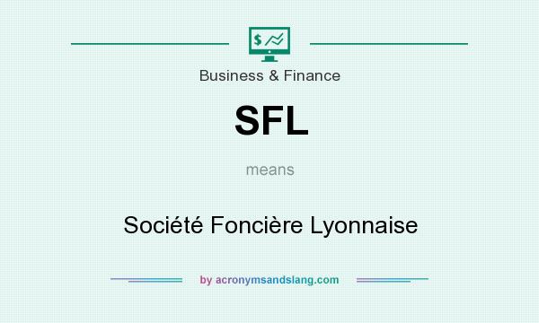 What does SFL mean? It stands for Société Foncière Lyonnaise