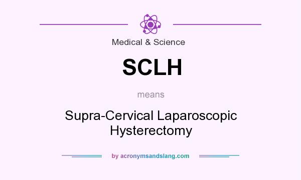 What does SCLH mean? It stands for Supra-Cervical Laparoscopic Hysterectomy