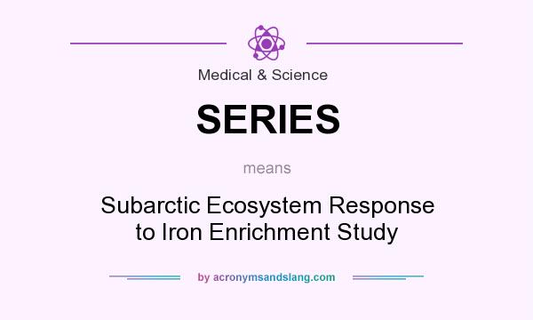 What does SERIES mean? It stands for Subarctic Ecosystem Response to Iron Enrichment Study