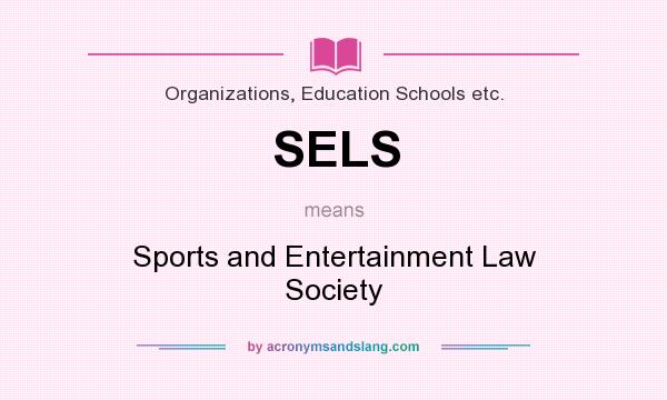 What does SELS mean? It stands for Sports and Entertainment Law Society