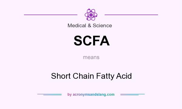 What does SCFA mean? It stands for Short Chain Fatty Acid