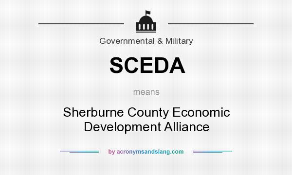 What does SCEDA mean? It stands for Sherburne County Economic Development Alliance