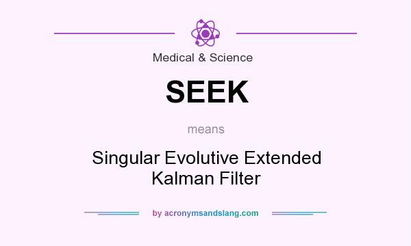 What does SEEK mean? It stands for Singular Evolutive Extended Kalman Filter
