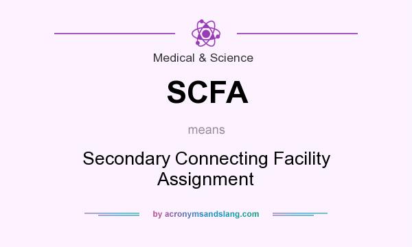 What does SCFA mean? It stands for Secondary Connecting Facility Assignment