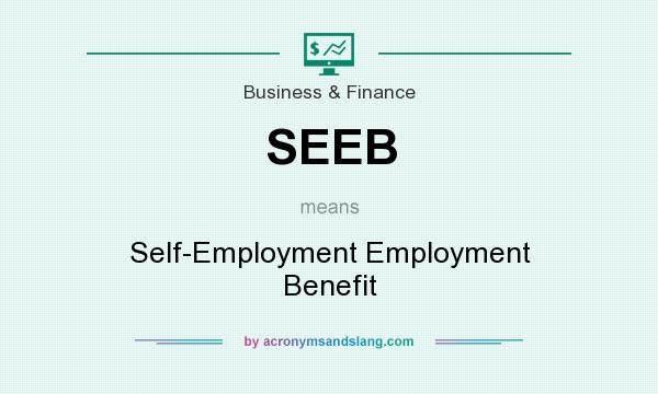 What does SEEB mean? It stands for Self-Employment Employment Benefit