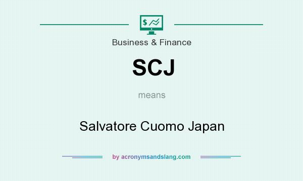What does SCJ mean? It stands for Salvatore Cuomo Japan