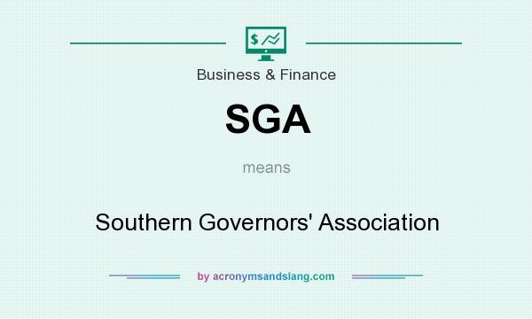 What does SGA mean? It stands for Southern Governors` Association