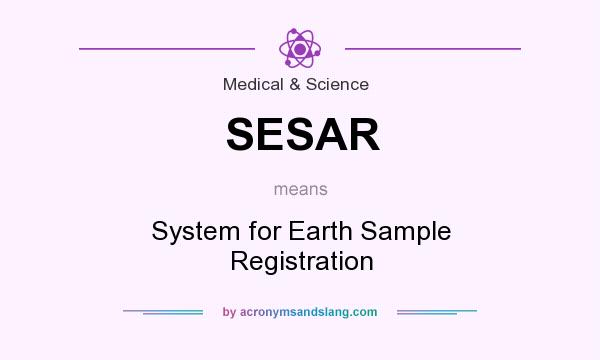 What does SESAR mean? It stands for System for Earth Sample Registration
