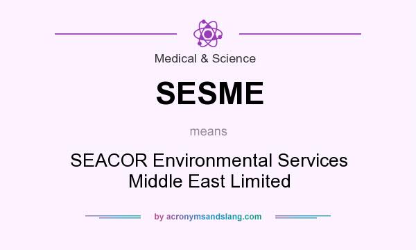 What does SESME mean? It stands for SEACOR Environmental Services Middle East Limited