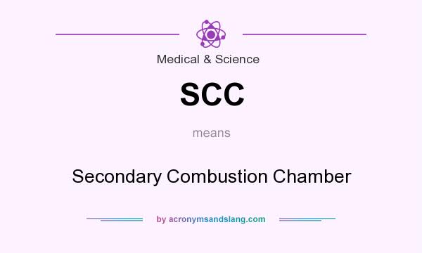 What does SCC mean? It stands for Secondary Combustion Chamber