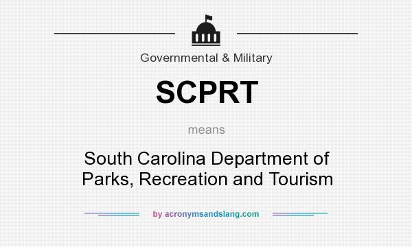 What does SCPRT mean? It stands for South Carolina Department of Parks, Recreation and Tourism