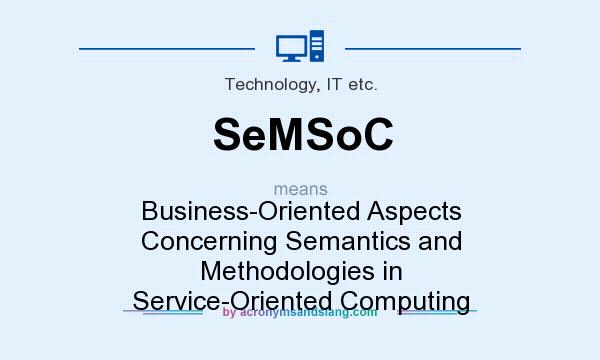 What does SeMSoC mean? It stands for Business-Oriented Aspects Concerning Semantics and Methodologies in Service-Oriented Computing