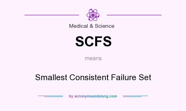 What does SCFS mean? It stands for Smallest Consistent Failure Set