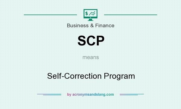 What does SCP mean? It stands for Self-Correction Program