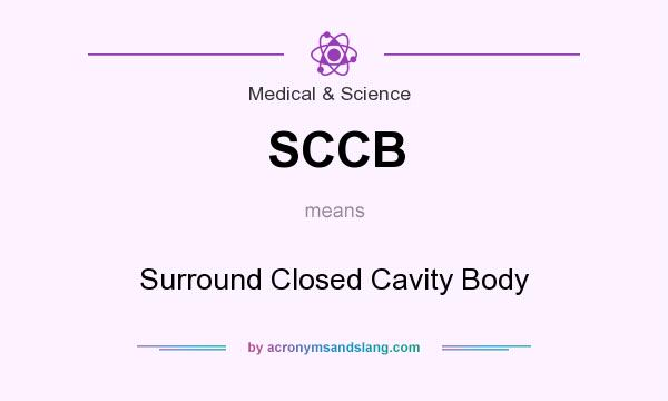 What does SCCB mean? It stands for Surround Closed Cavity Body