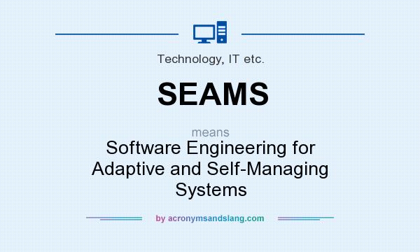 What does SEAMS mean? It stands for Software Engineering for Adaptive and Self-Managing Systems