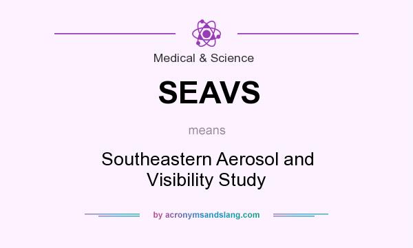 What does SEAVS mean? It stands for Southeastern Aerosol and Visibility Study