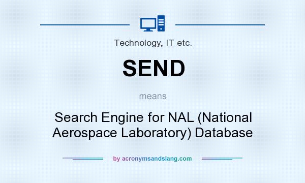 What does SEND mean? It stands for Search Engine for NAL (National Aerospace Laboratory) Database