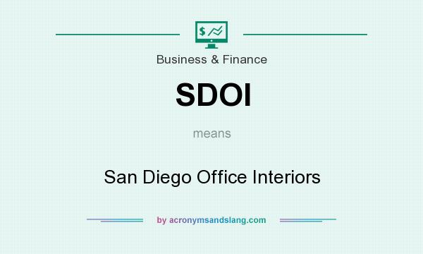 What does SDOI mean? It stands for San Diego Office Interiors