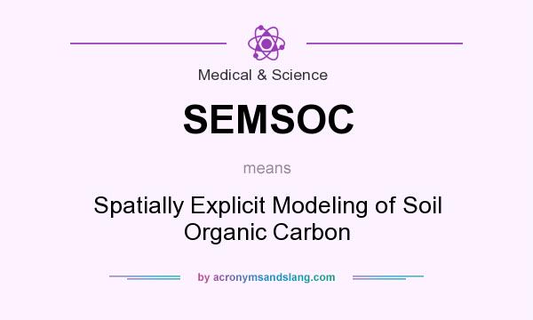 What does SEMSOC mean? It stands for Spatially Explicit Modeling of Soil Organic Carbon