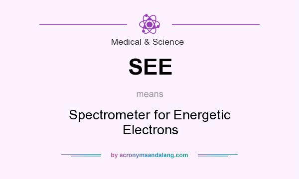 What does SEE mean? It stands for Spectrometer for Energetic Electrons