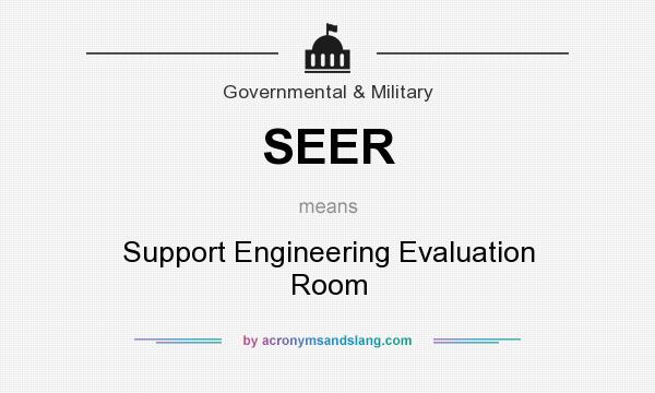 What does SEER mean? It stands for Support Engineering Evaluation Room