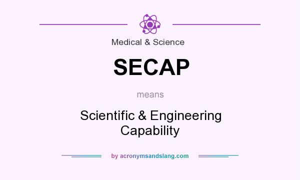 What does SECAP mean? It stands for Scientific & Engineering Capability