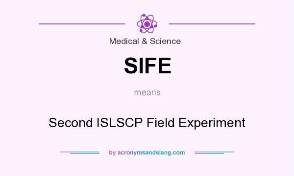 What does SIFE mean? It stands for Second ISLSCP Field Experiment