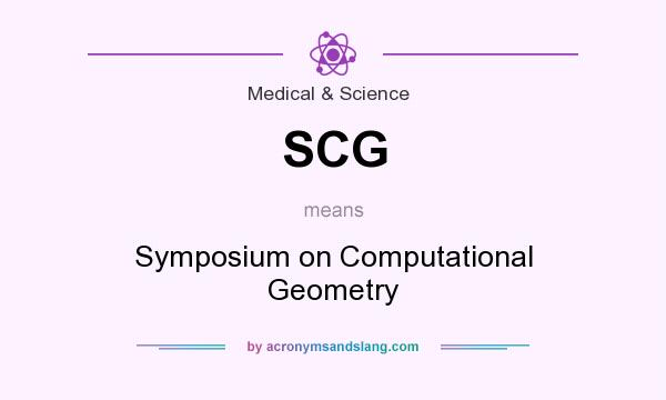 What does SCG mean? It stands for Symposium on Computational Geometry