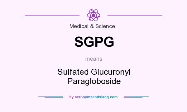 What does SGPG mean? It stands for Sulfated Glucuronyl Paragloboside