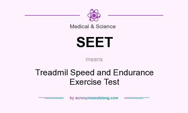 What does SEET mean? It stands for Treadmil Speed and Endurance Exercise Test