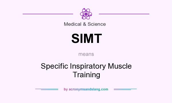What does SIMT mean? It stands for Specific Inspiratory Muscle Training
