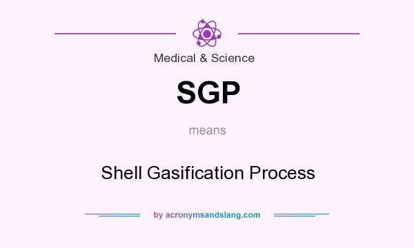 What does SGP mean? It stands for Shell Gasification Process