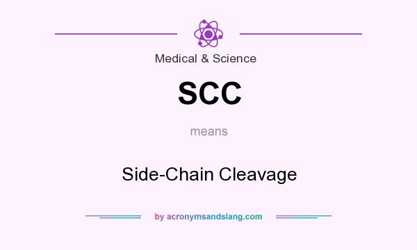 What does SCC mean? It stands for Side-Chain Cleavage