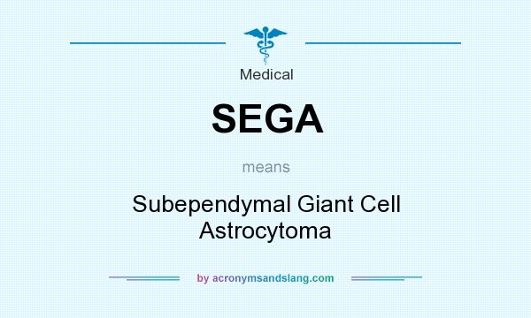 What does SEGA mean? It stands for Subependymal Giant Cell Astrocytoma