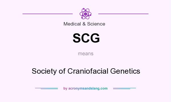 What does SCG mean? It stands for Society of Craniofacial Genetics